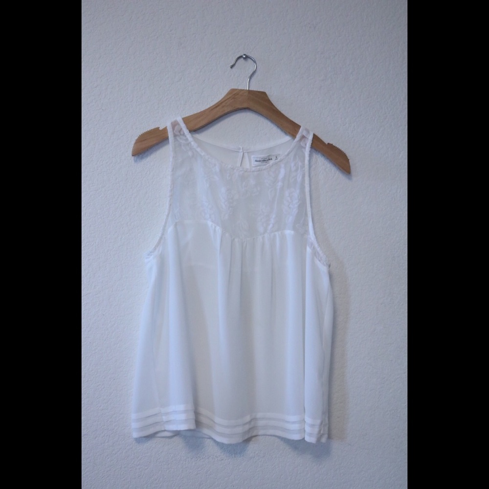 Abercrombie Floral/ Laced Tank Top